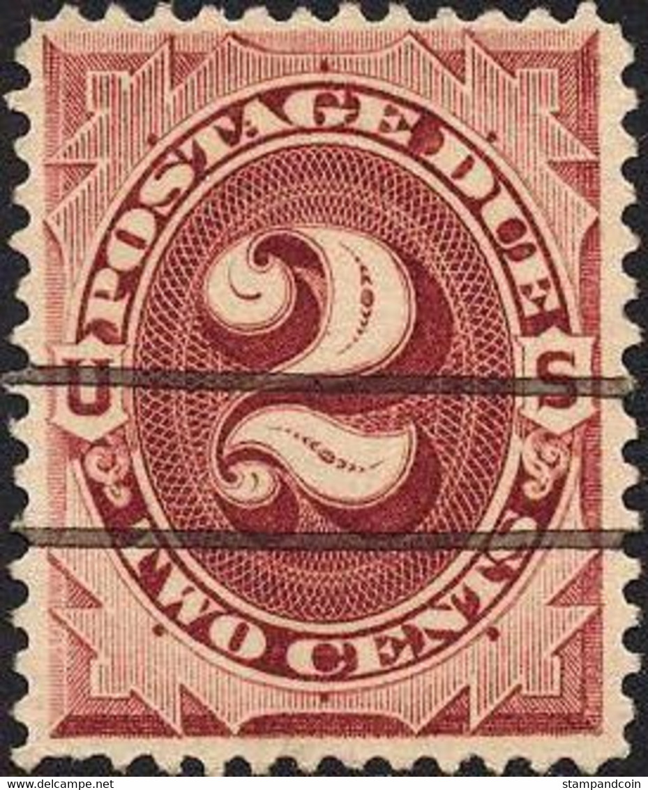 US J16 Used 2c Postage Due Of 1884 - Portomarken