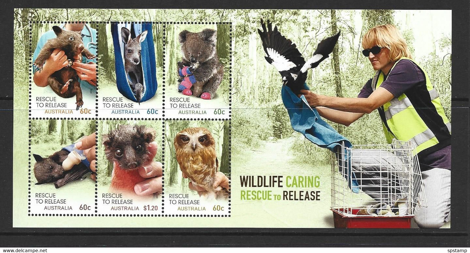 Australia 2010 Wildlife Rescue And Release Miniature Sheet MNH - Neufs