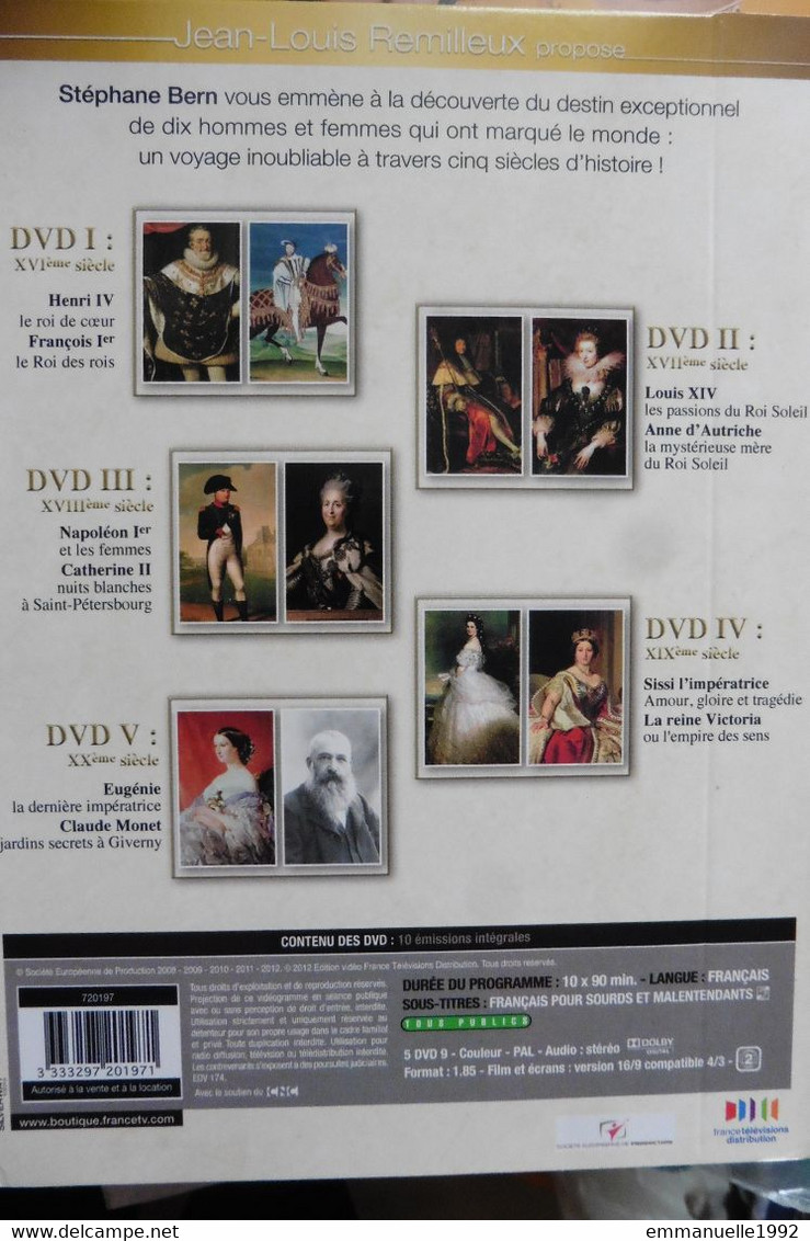 DVD Secrets D'Histoire Stéphane Bern - Henri IV - François Ier - Sans Boitier - Documentales