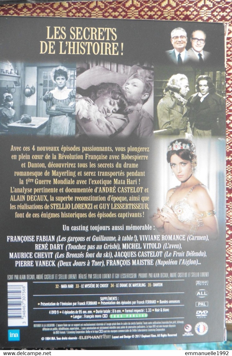 DVD La Caméra Explore Le Temps De Alain Decaux Et André Castelot - Danton - Sans Boitier - RARE ! - Documentaires