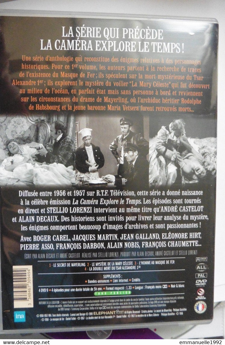 DVD Série TV Les énigmes De L'Histoire - Le Mystère De La Mary Céleste - Sans Boitier - RARE ! - Documentari