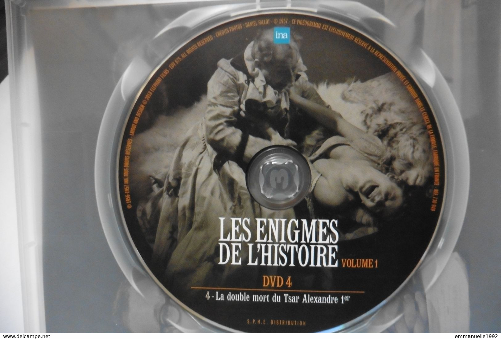 DVD Série TV Les énigmes De L'Histoire - La Double Mort Du Tsar Alexandre Ier - Sans Boitier - RARE ! - Documentaire