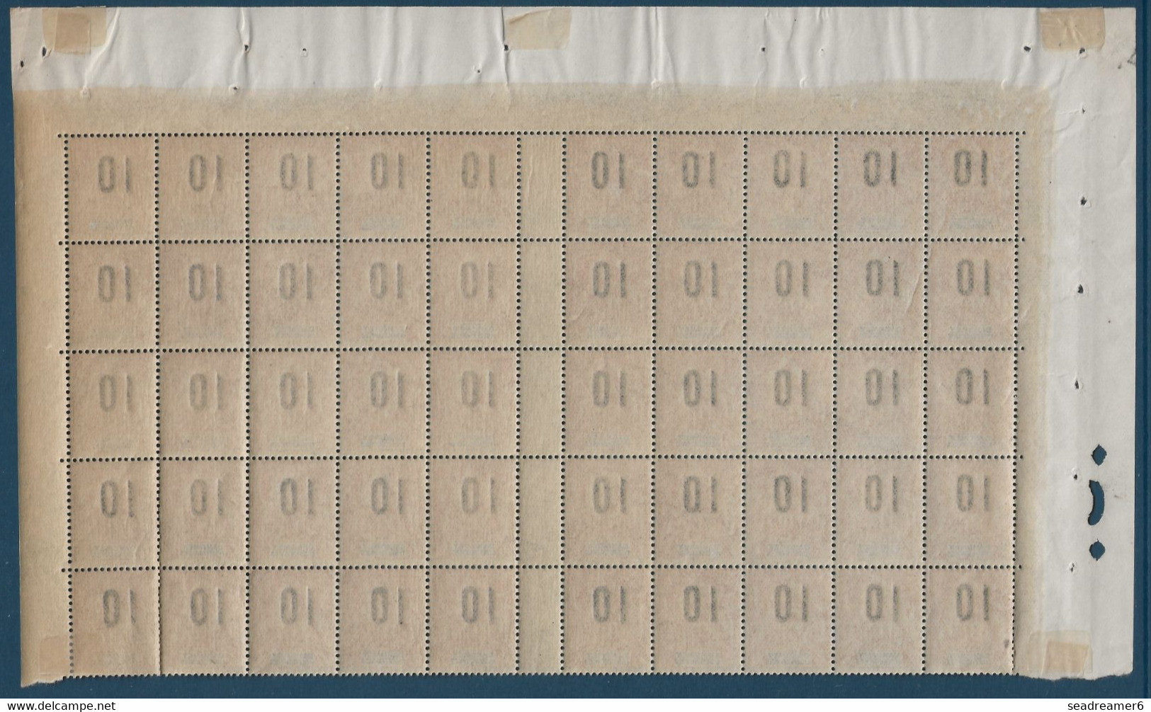 Colonies Type Groupe Dahomey Feuille Interpanneau N°39/39Aa**/* Sans Millésime 1 Variété 1 & 0 Espacés Case 36 TTB - Neufs