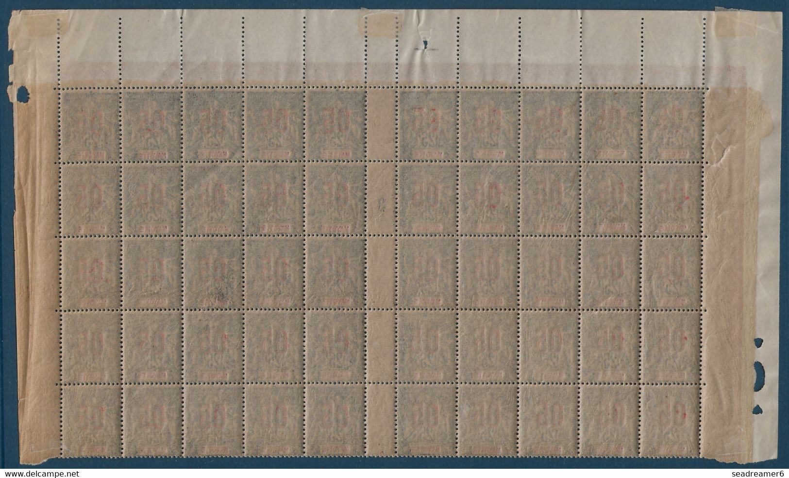 Colonies Groupe Mayotte Feuille Interpanneau Millésime 3 N°25/25Aa**/* Variétés Espacés 0 & 5 Grosse Tete Case 5, 10 &35 - Neufs