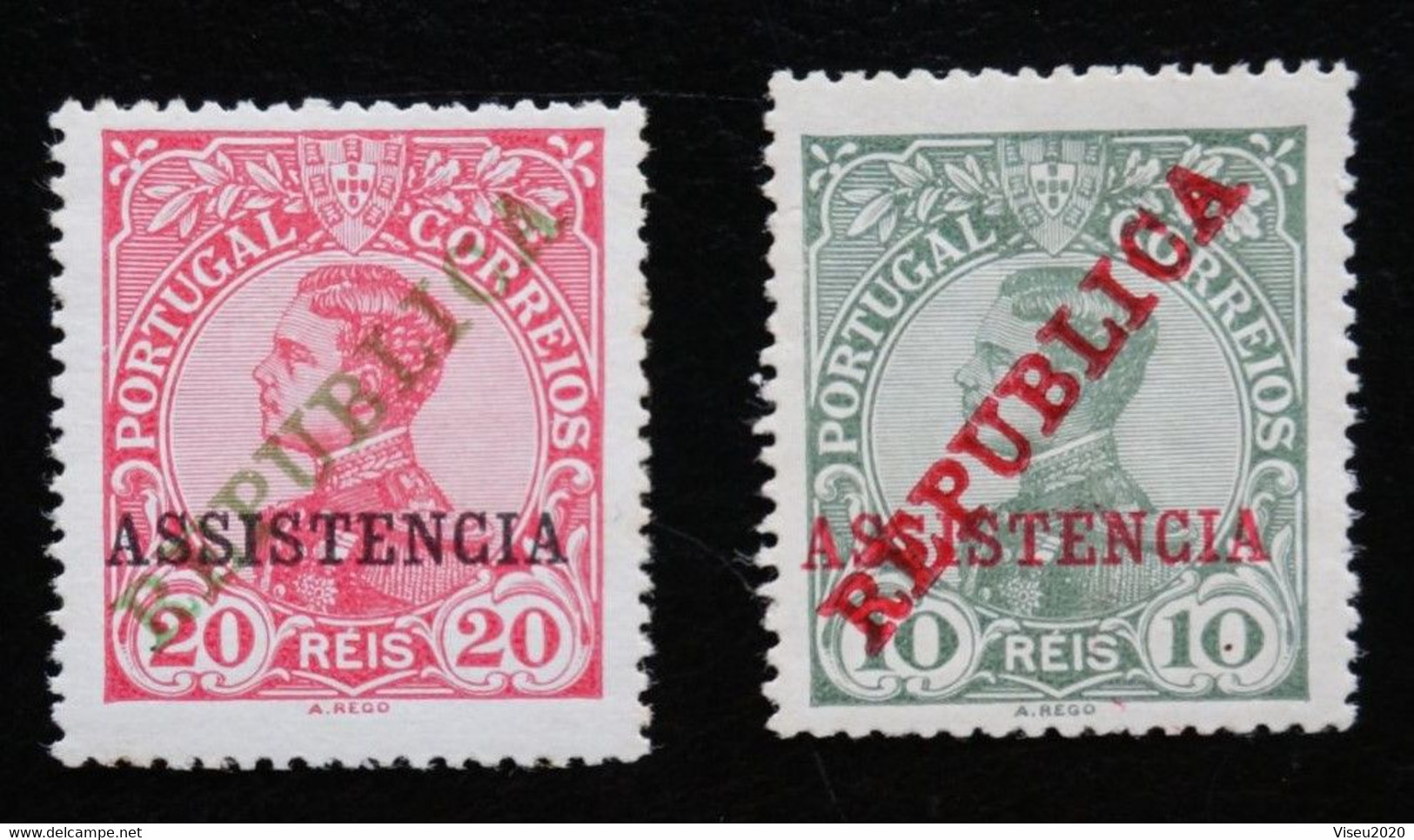 Portugal 1911 Assistência - IPT Afinsa 1 & 2 MH - Ungebraucht