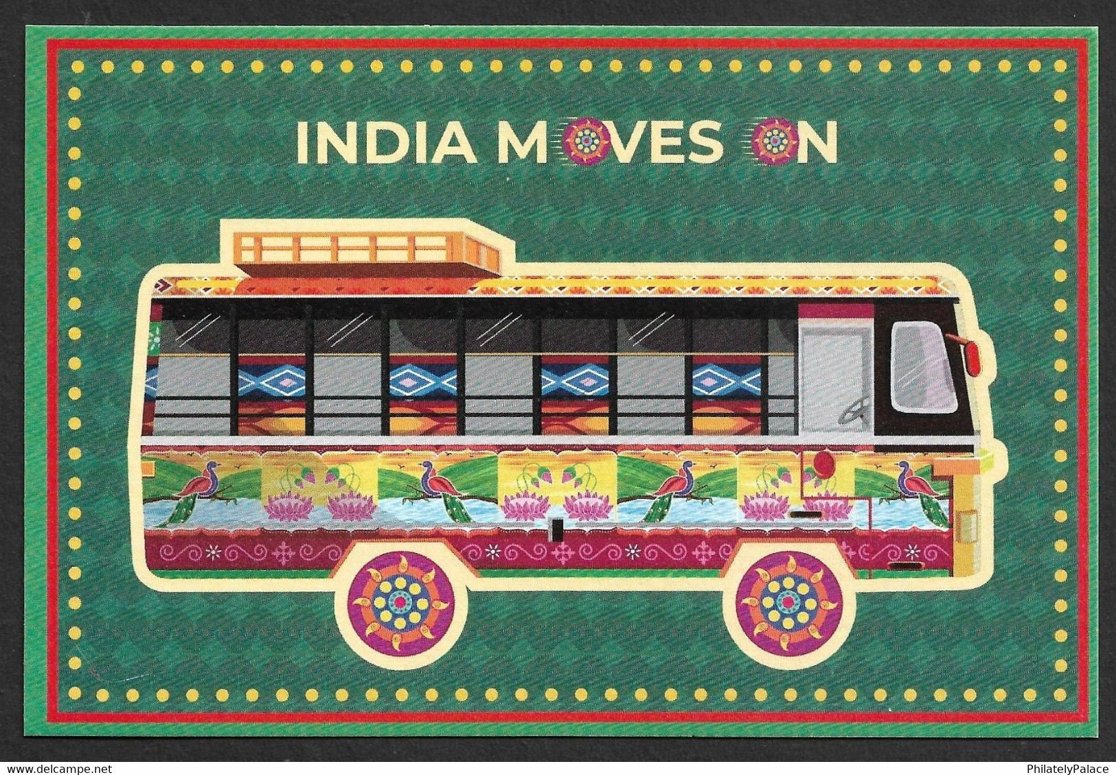 India 2022 Means Of Transport, Bus, Buses , Postcard , MNH (**) Inde Indien - Covers & Documents