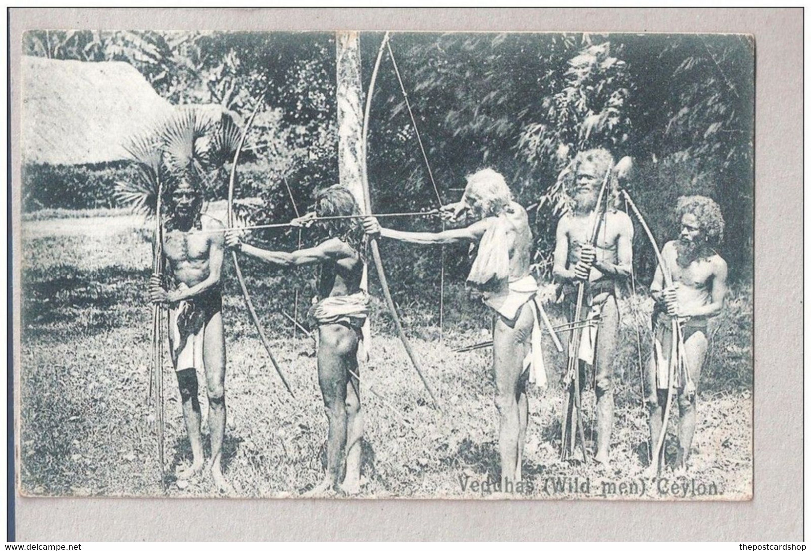 Sri Lanka - Ceylon - Veddhas (wild Mon) - édit; Plâté & Cie Archery - Sri Lanka (Ceylon)