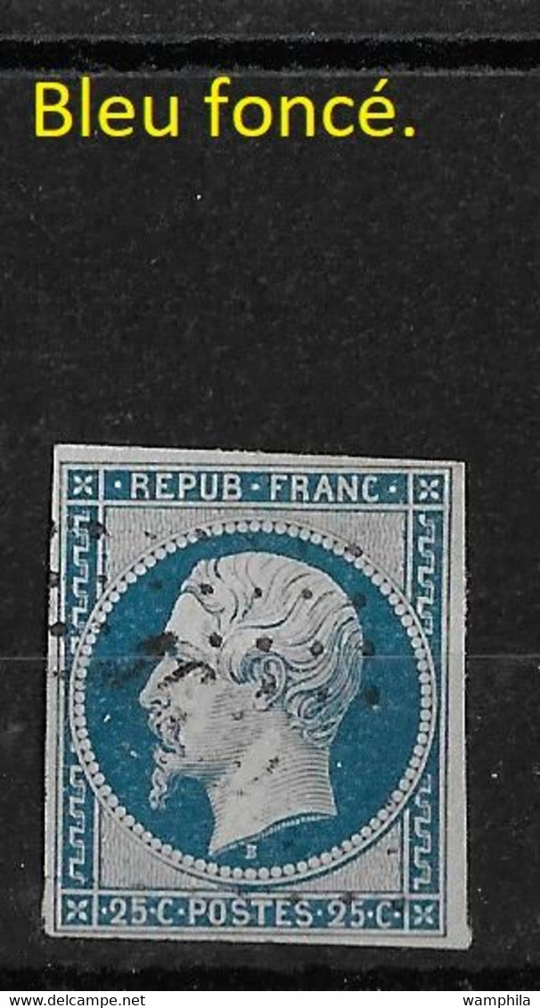 France N°10 Un Lot De 4 Nuances (voir Scans) Cote 330€ - 1852 Luis-Napoléon