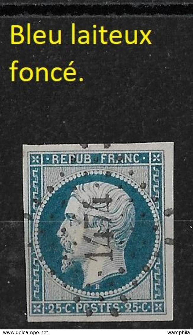 France N°10 Un Lot De 4 Nuances (voir Scans) Cote 330€ - 1852 Louis-Napoléon