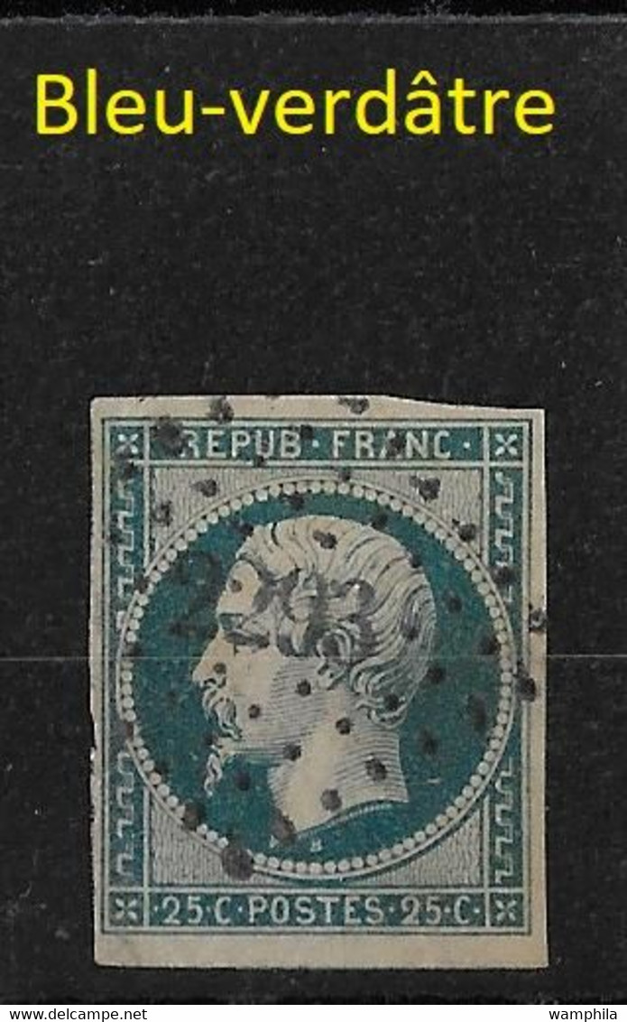 France N°10 Un Lot De 4 Nuances (voir Scans) Cote 330€ - 1852 Louis-Napoléon