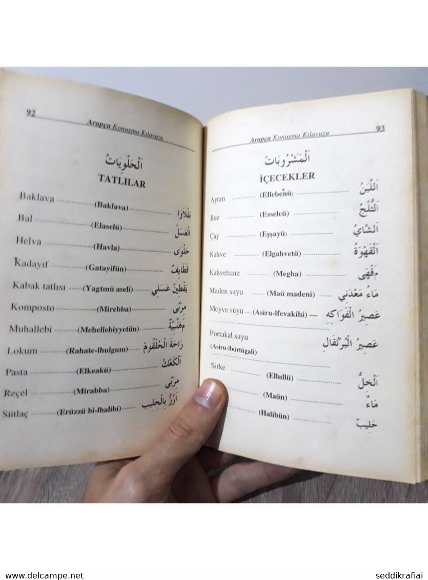 Cantaş Publications Arabic Phrasebook on Your Travel Learn Turkish in Arabic