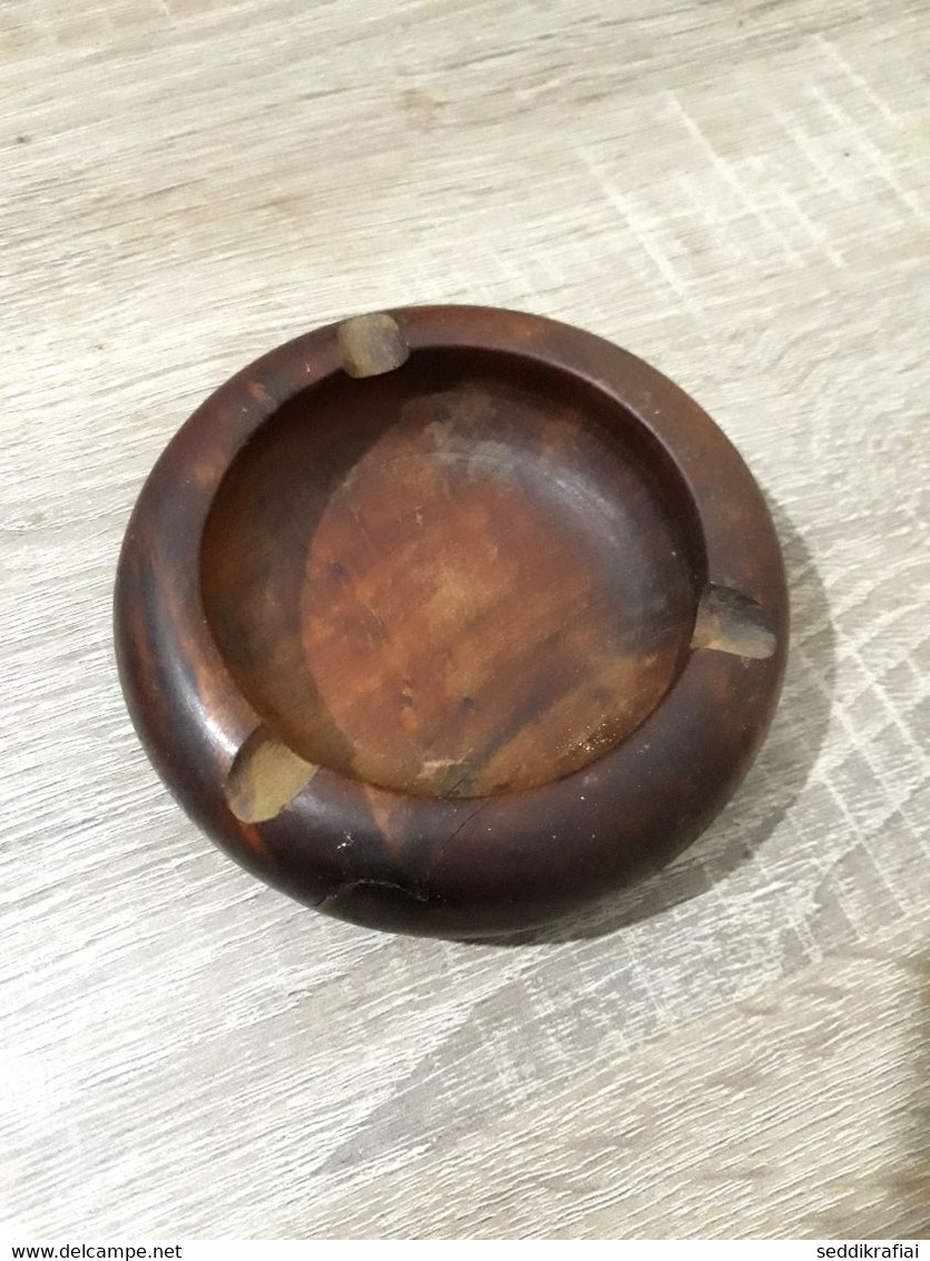 Ashtray Wooden Made Lumber Of Wood Thuya 100% Handmade From Morocco Thuja Wood - Andere & Zonder Classificatie