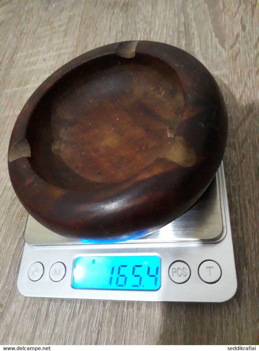 Ashtray Wooden Made Lumber Of Wood Thuya 100% Handmade From Morocco Thuja Wood - Sonstige & Ohne Zuordnung