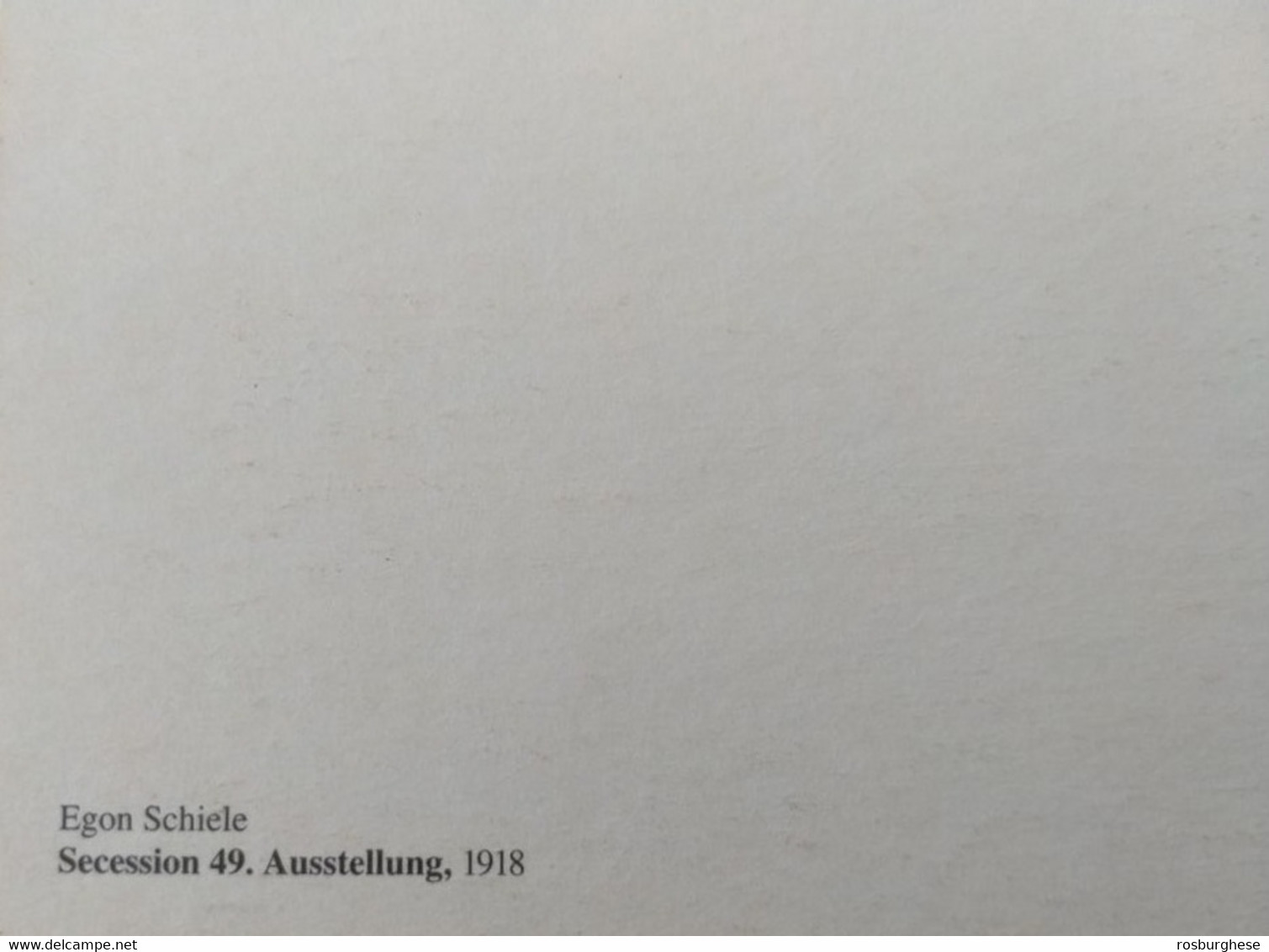 4 - Cartolina Art Nouveau Egon Schiele Secession 49 Austellung FG - Schiele