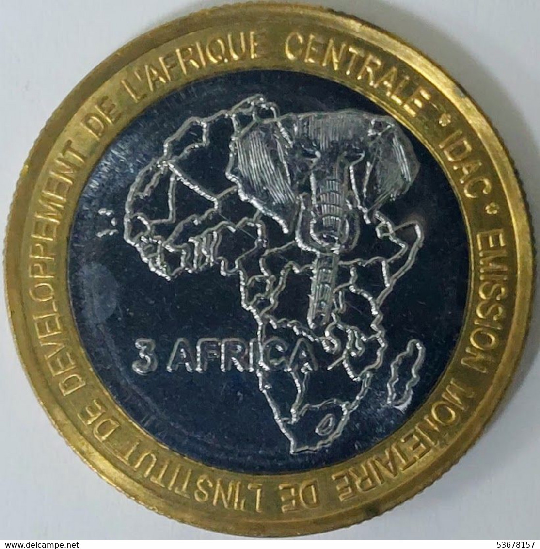 Chad - 4500 CFA Francs (3 Africa), 2005, Growth, X# 18 (Fantasy Coin) (1244) - Centraal-Afrikaanse Republiek