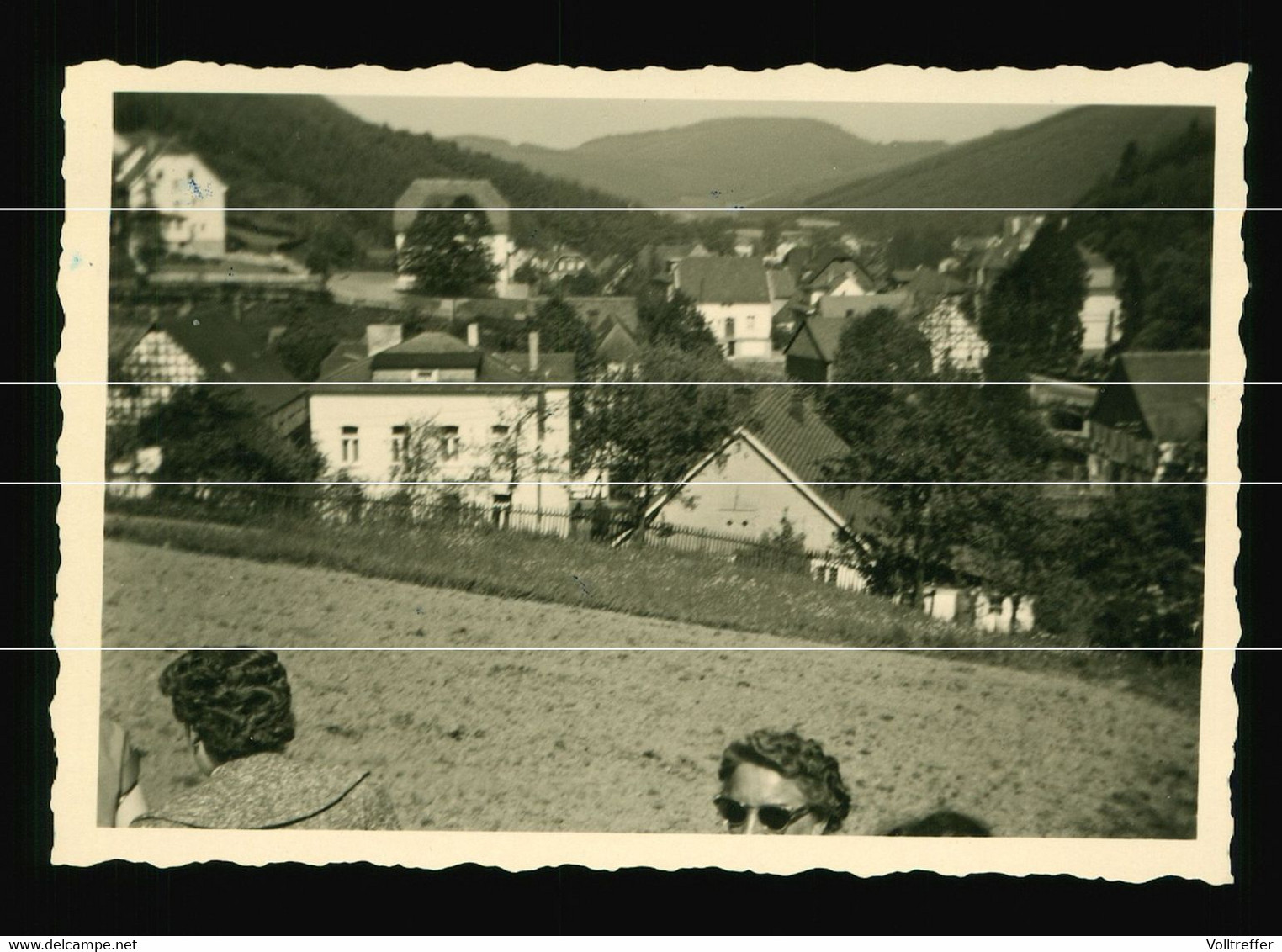 3x Orig. Foto 1955, Sauerland, Kirchhundem, Ortspartie Umgebung, Aussichtsturm Hohe Bracht - Lennestadt