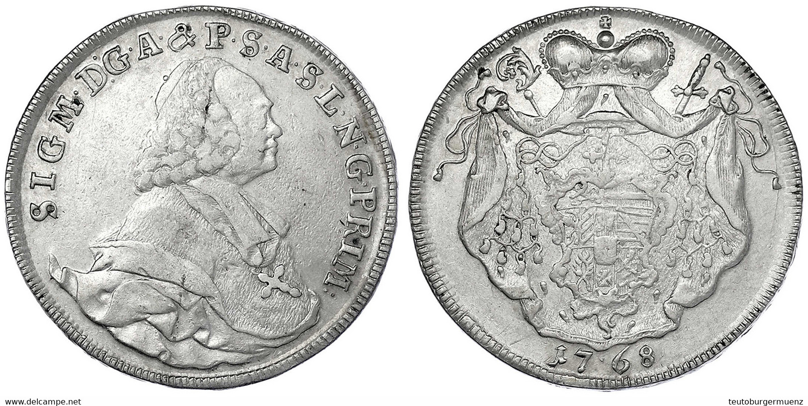 Konventionstaler 1768. Sehr Schön. Probszt 2301. Davenport. 1261. Zöttl 3013. - Austria