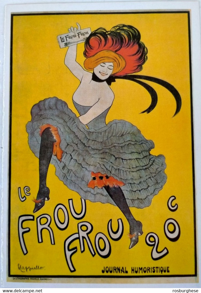 20 - Cartolina Art Nouveau Leonetto Cappiello Le Frou Frou FG - Cappiello