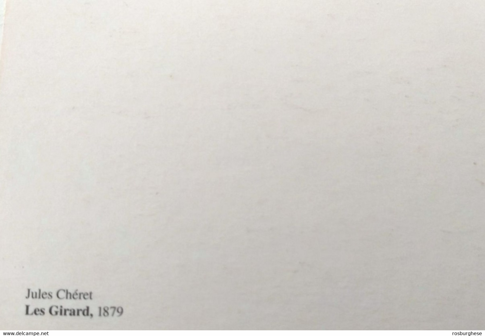 27 - Cartolina Art Nouveau Jules Cheret Les Girard FG - Chéret