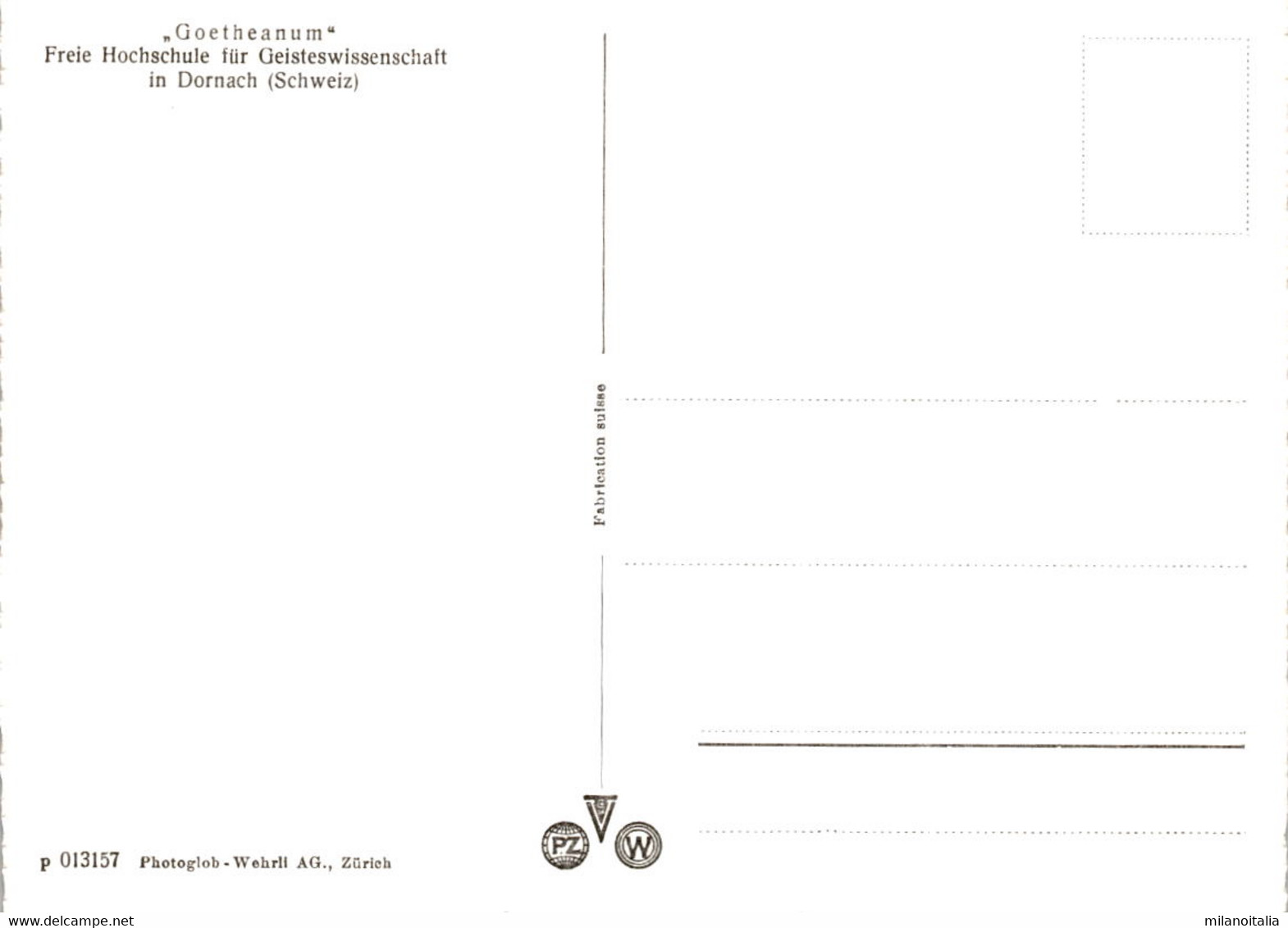 Goetheanum, Dornach (013157) - Dornach