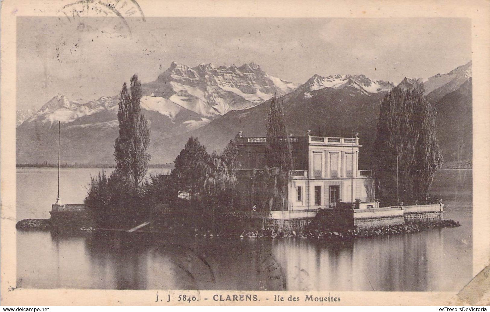 CPA - Suisse - CLARENS - Ile Des Mouettes - Montagne - Belle Demeure - Mon