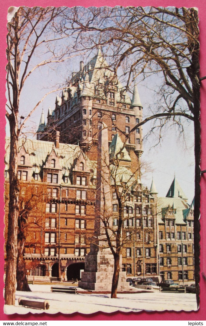 Canada - Québec - Le Château Frontenac Sous La Neige - R/verso - Québec - Château Frontenac