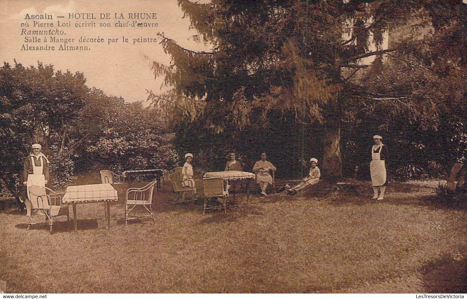 CPA - 64 - ASCAIN - HOTEL DE LA RHUNE - Ascain