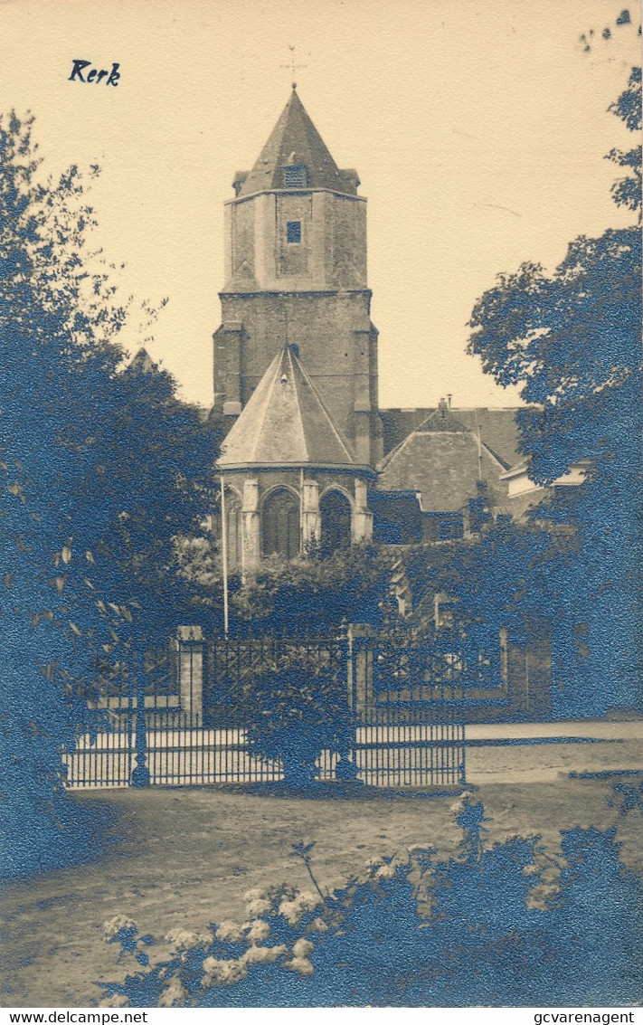 MALDEGEM  KERK  FOTOKAART       2 SCANS - Maldegem