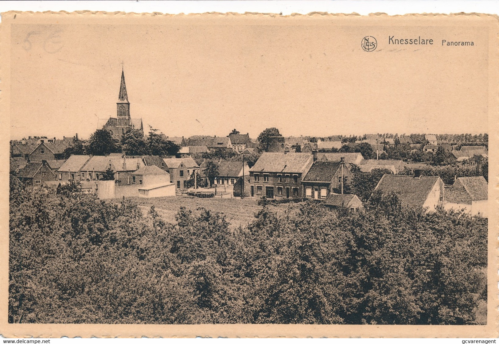KNESSELARE  PANORAMA     2 SCANS - Knesselare