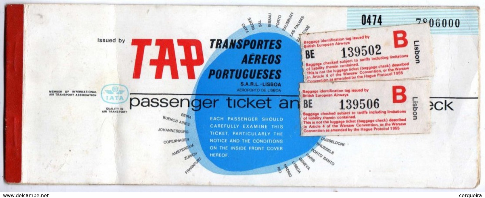 TAP-PASSAGEM - Monde