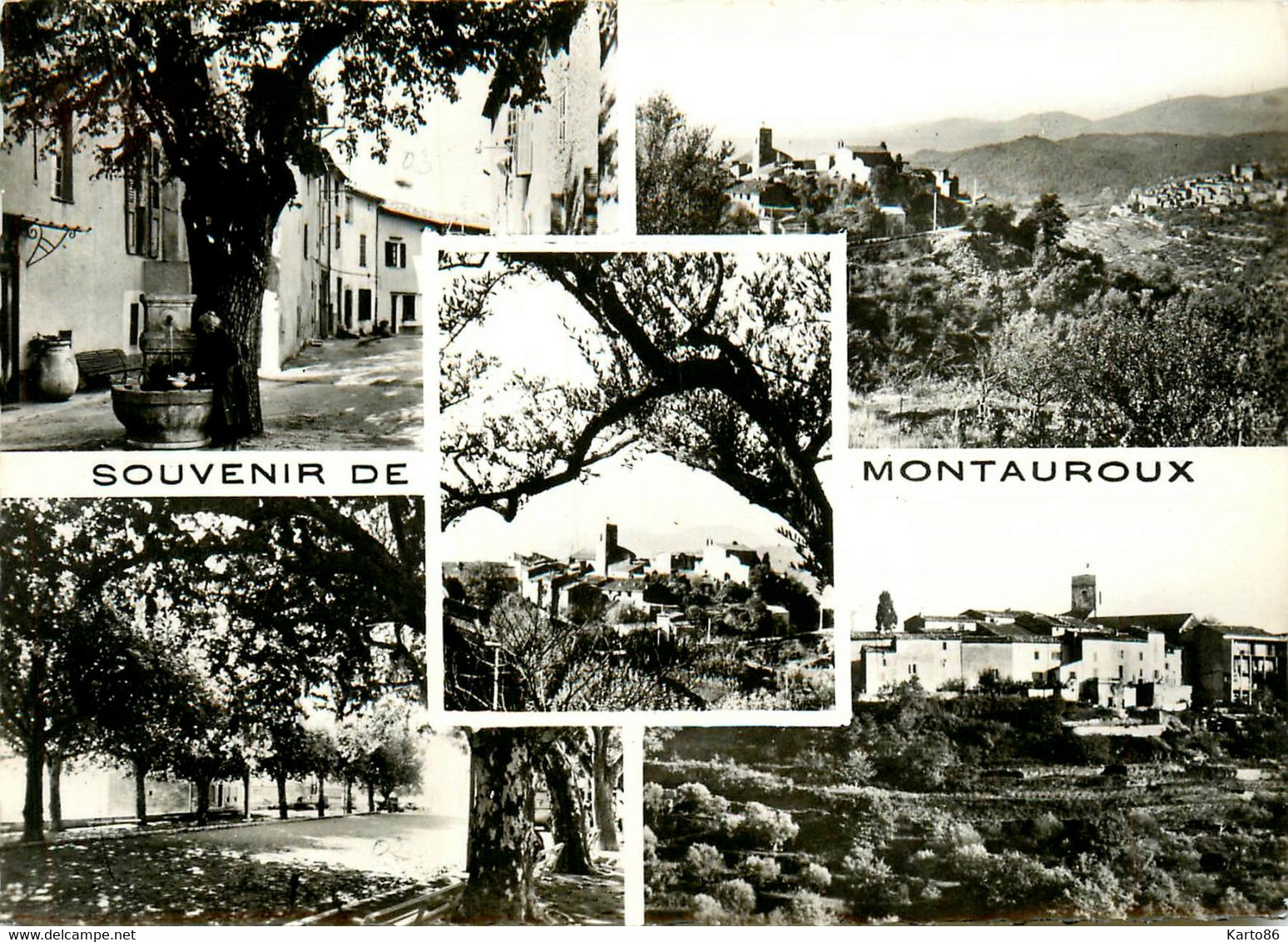 Montauroux * Souvenir Du Village * Cpa 5 Vues - Montauroux