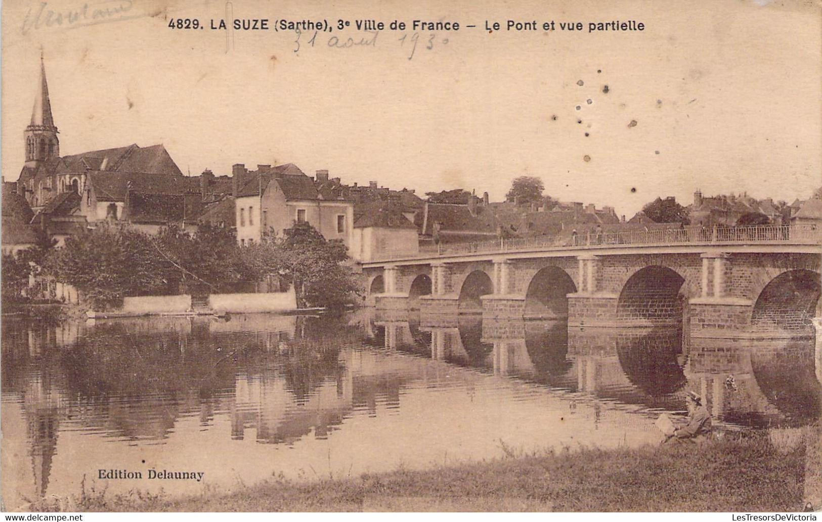CPA - 72 - LA SUZE - Sarthe - 3èm Ville De France - Le Pont Et Vue Partielle - La Suze Sur Sarthe