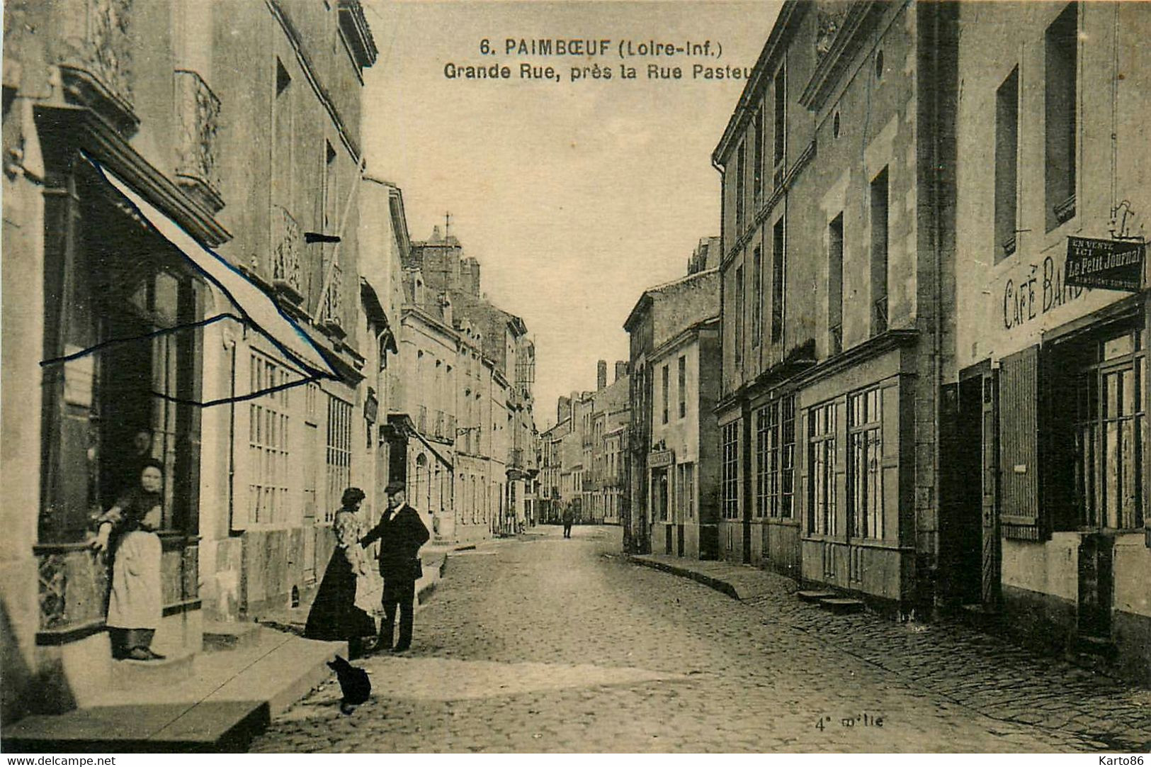 Paimboeuf * Grande Rue * Près La Rue Pasteur * Café - Paimboeuf