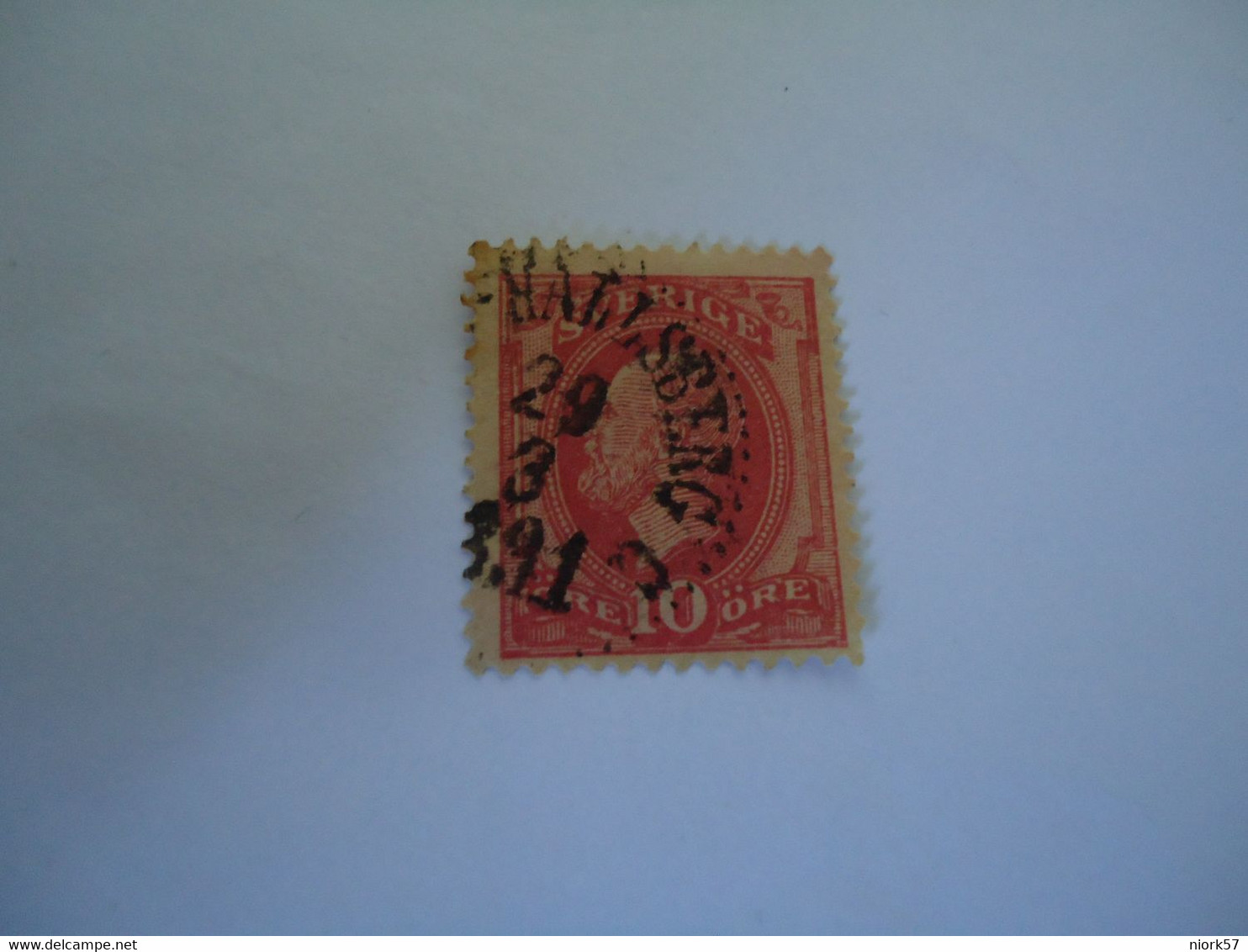 SWEDEN  USED   STAMPS   1872--1910    WITH  POSTMARK HALLSBERG 1891 - Altri & Non Classificati