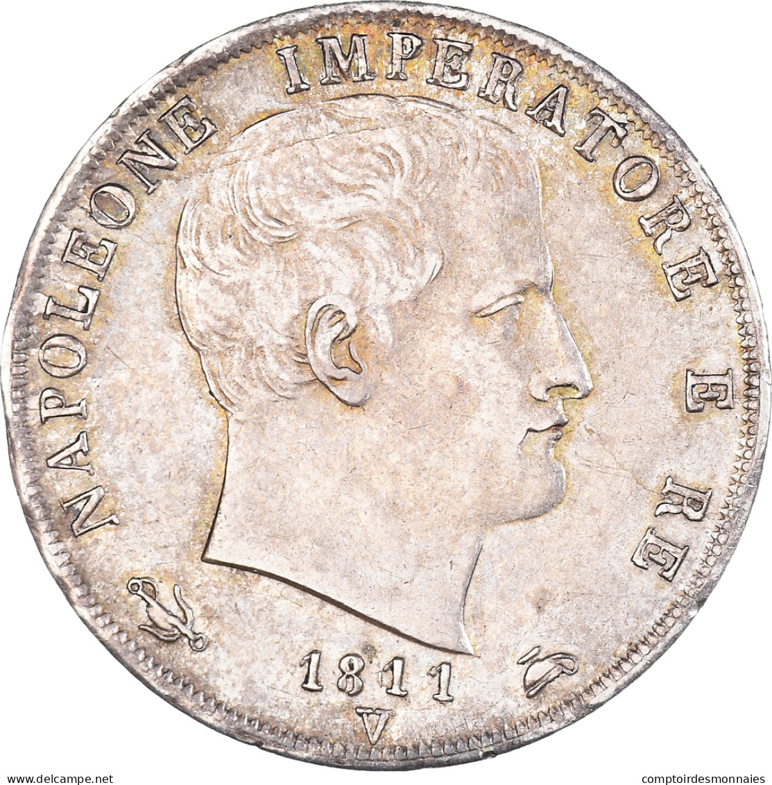 Monnaie, États Italiens, KINGDOM OF NAPOLEON, Napoleon I, 2 Lire, 1811, Venice - Napoleoniche