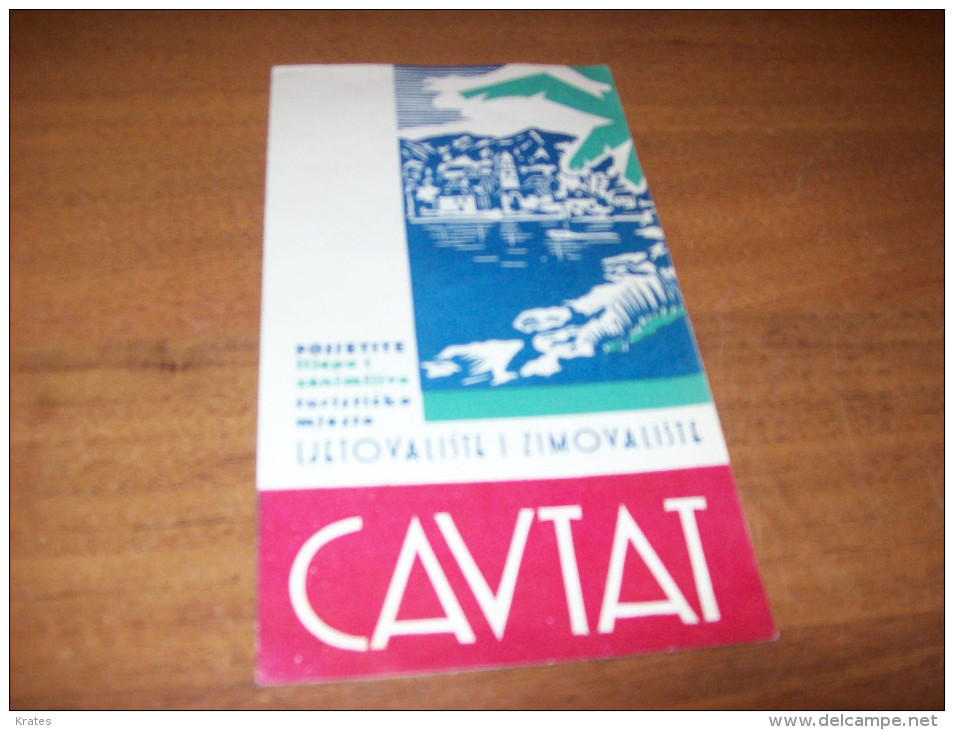 Old Travel Guide - Croatia, Cavtat - Other & Unclassified