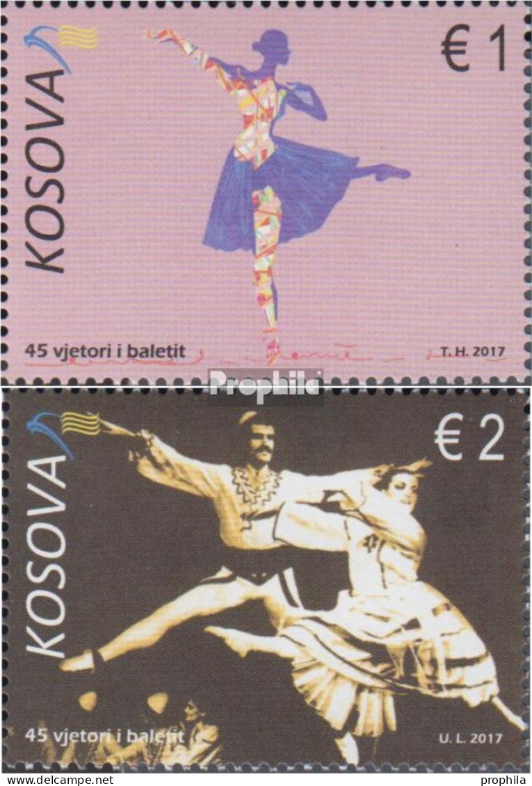 Kosovo 405-406 (kompl.Ausg.) Postfrisch 2017 Kosovo Ballett - Kosovo