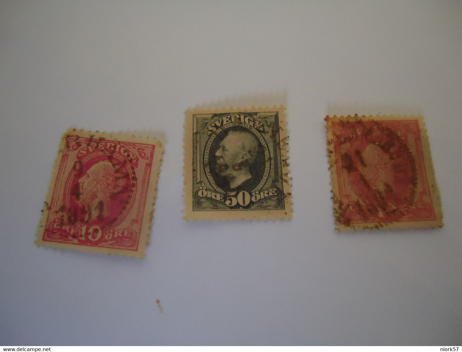 SWEDEN  USED    STAMPS   1872--1910  KINGS  WITH  POSTMARK - Sonstige & Ohne Zuordnung