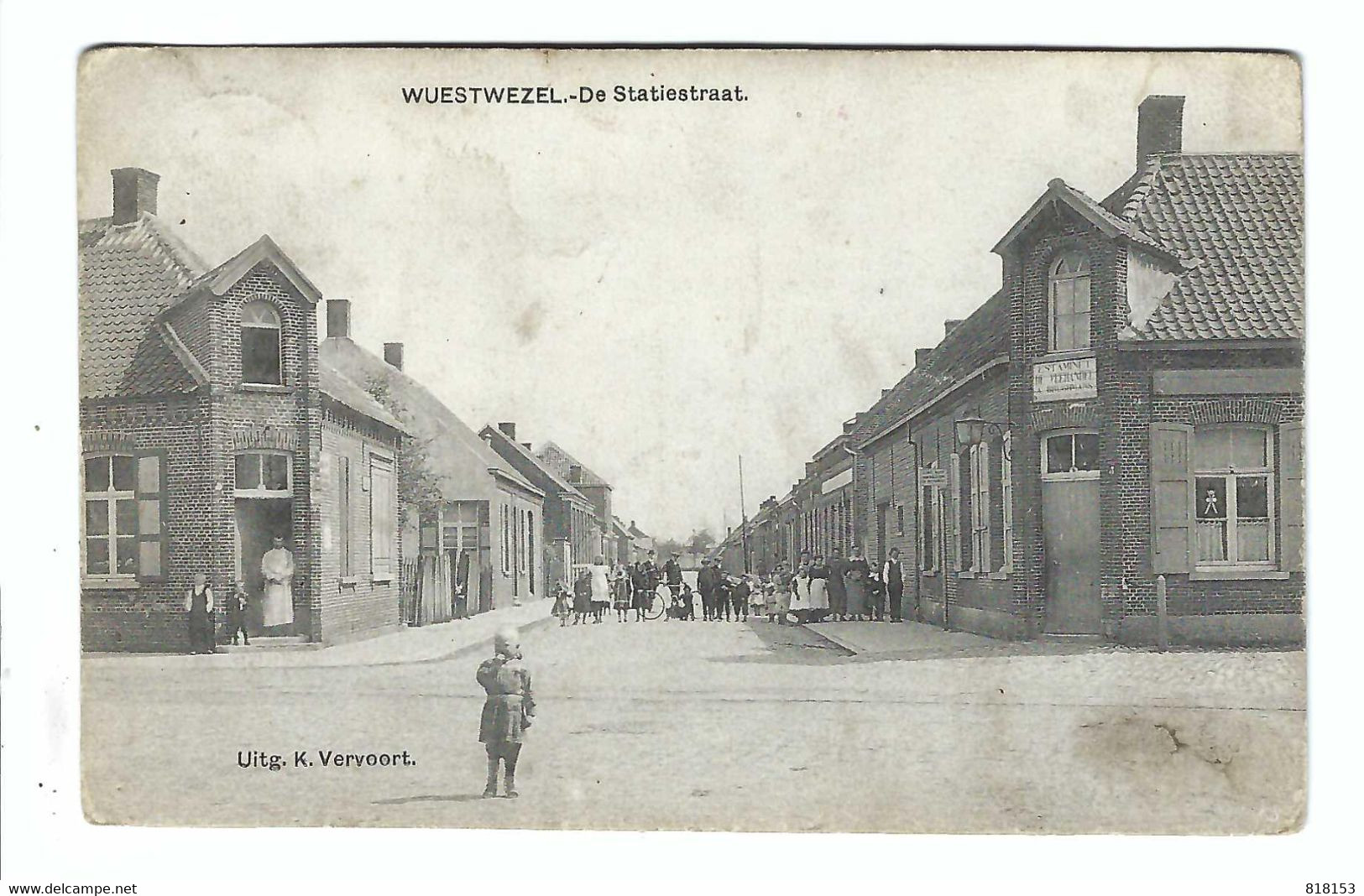 Wuustwezel WUESTWEZEL  -   De Statiestraat 1912 - Wuustwezel