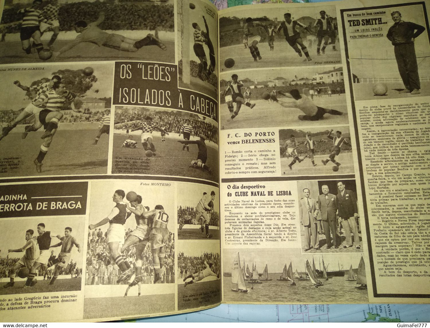 Revista Antiga STADIUM - Nº 307 Year/ano 1948 - Covilhã, Porto, Estoril... - Sport