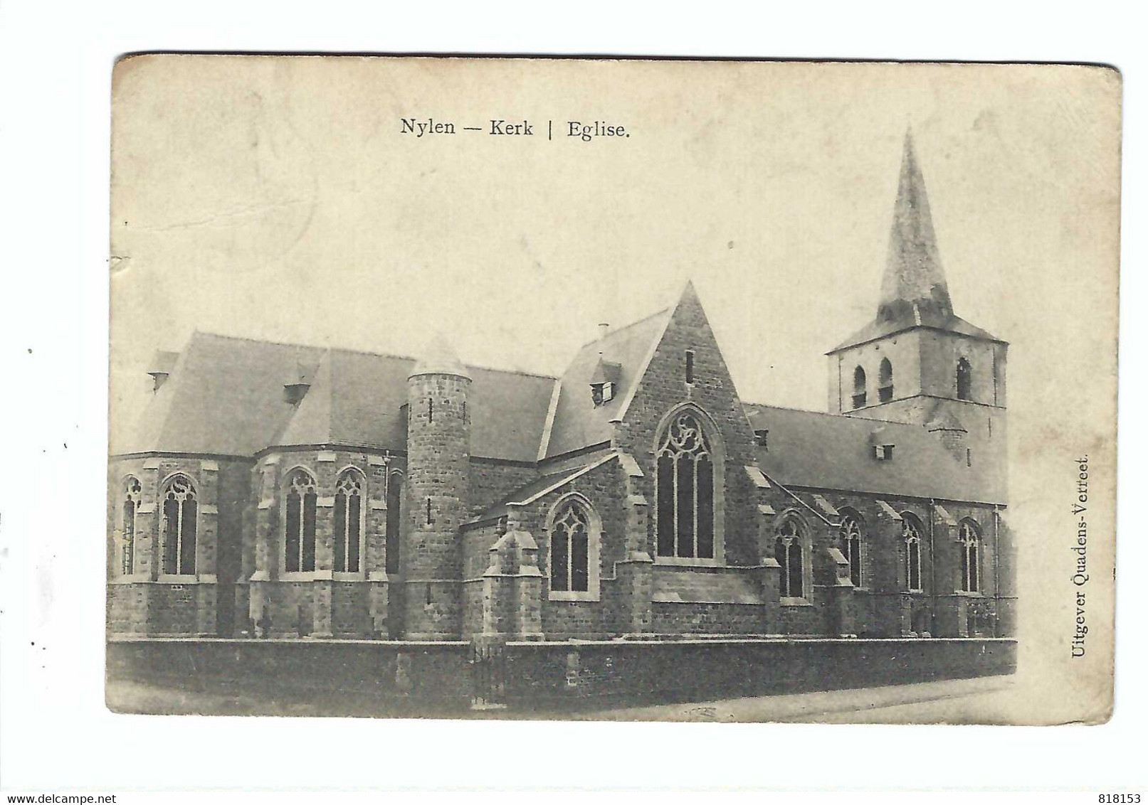 Nijlen  Nylen  -  Kerk  /  Eglise  (zegel Verwijderd) - Nijlen