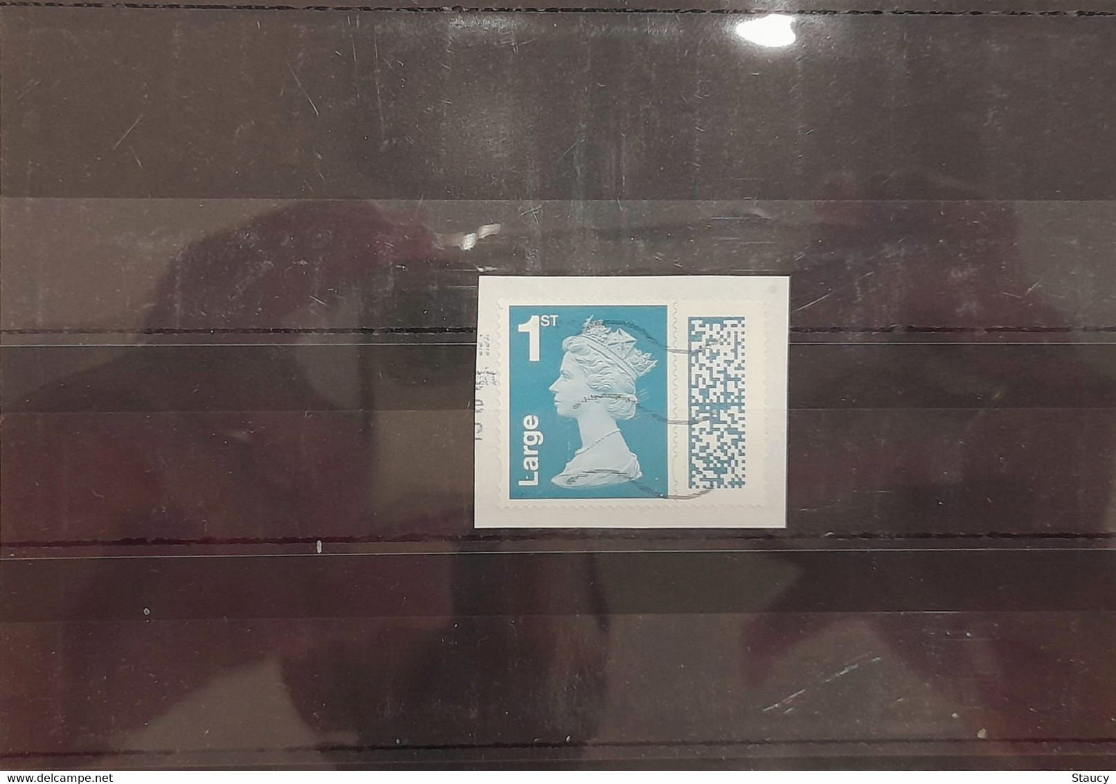 UK GB GREAT BRITAIN QEII 2022 Security Machin Large Letter 1st..BARCOAD Definitive Stamps Used,,as Per Scan - Machin-Ausgaben