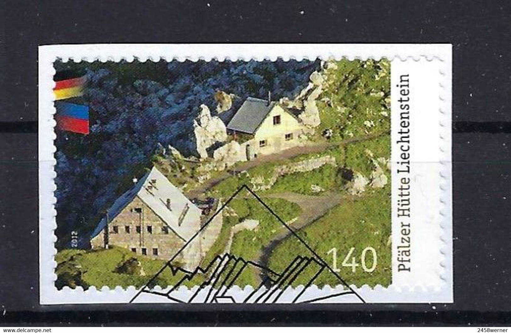 Liechtenstein 2012, Nr. 1628, Pfälzer Hütte Gestempelt Used - Used Stamps