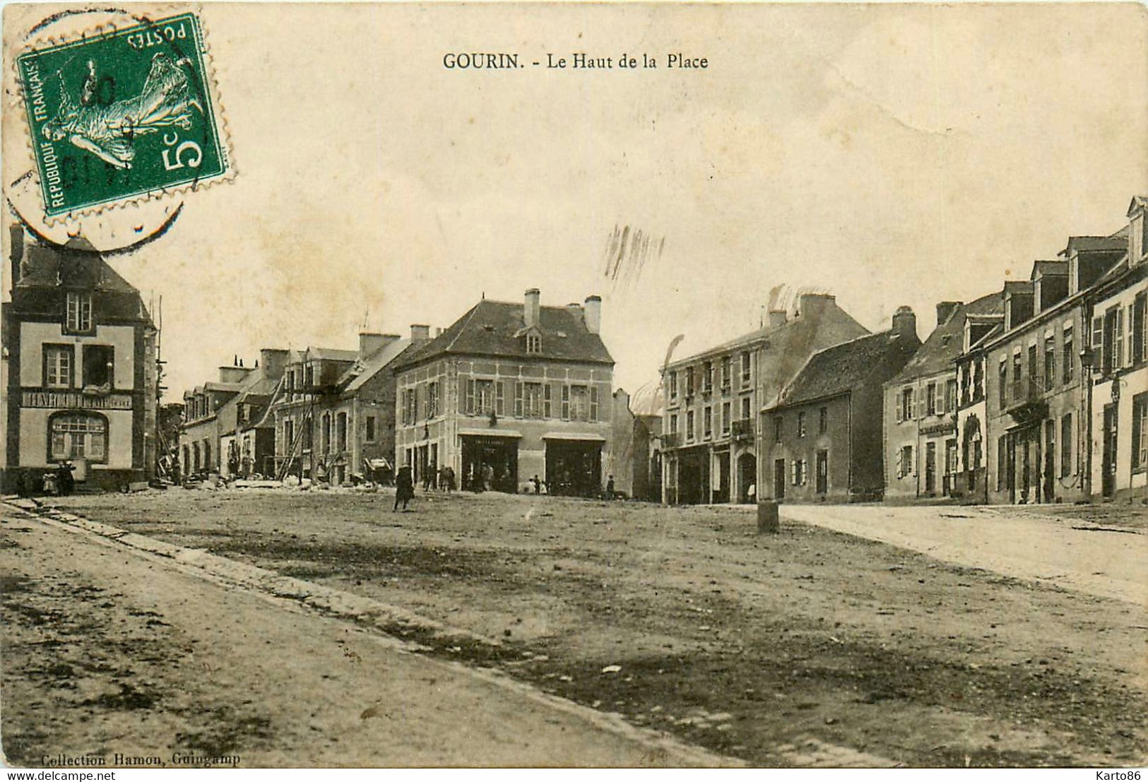 Gourin * Vue Sur Le Haut De La Place * Charcuterie - Gourin