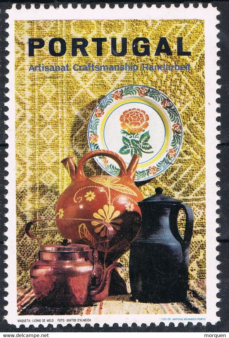 Viñeta Label  PORTUGAL. Artesania Popular Y Ceramica ** - Unused Stamps