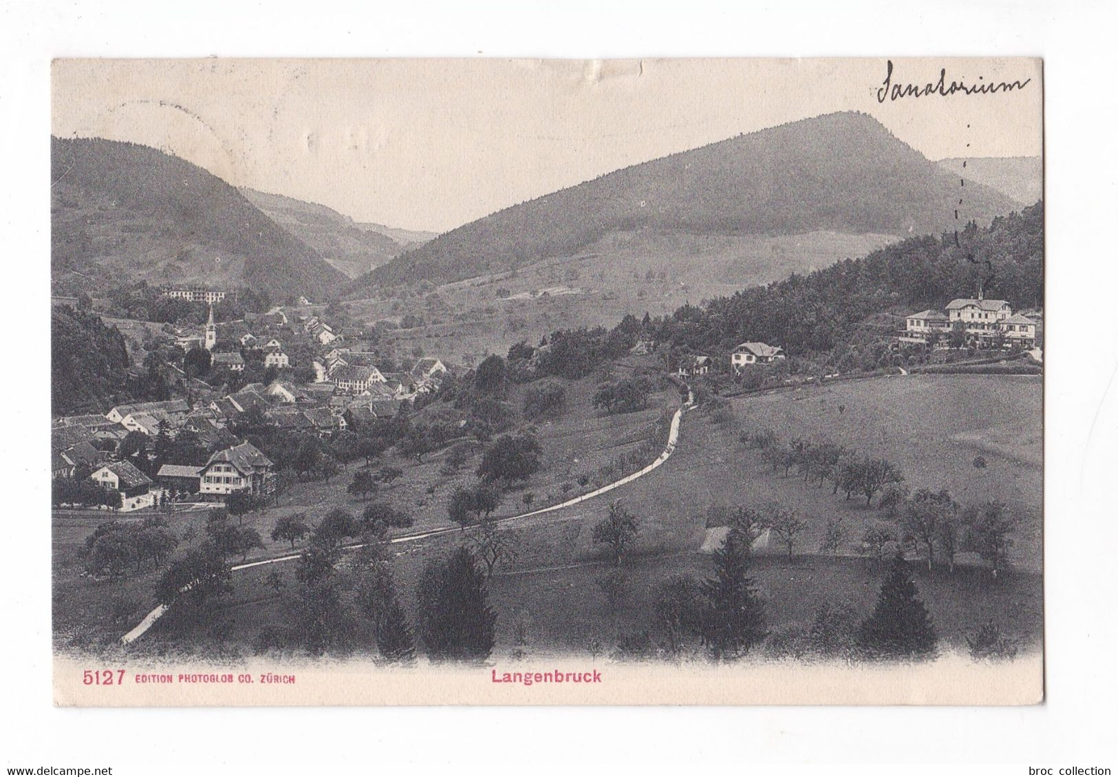 Langenbruck, 1913, éd. Photoglo Co N° 5127 - Langenbruck