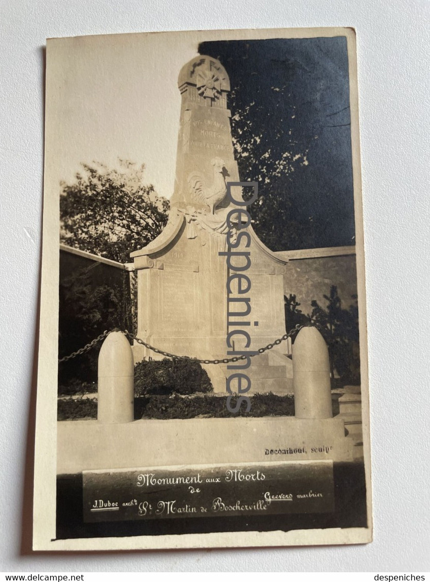 76840  Saint Martin De Boscherville - Monument Aux Morts - Saint-Martin-de-Boscherville