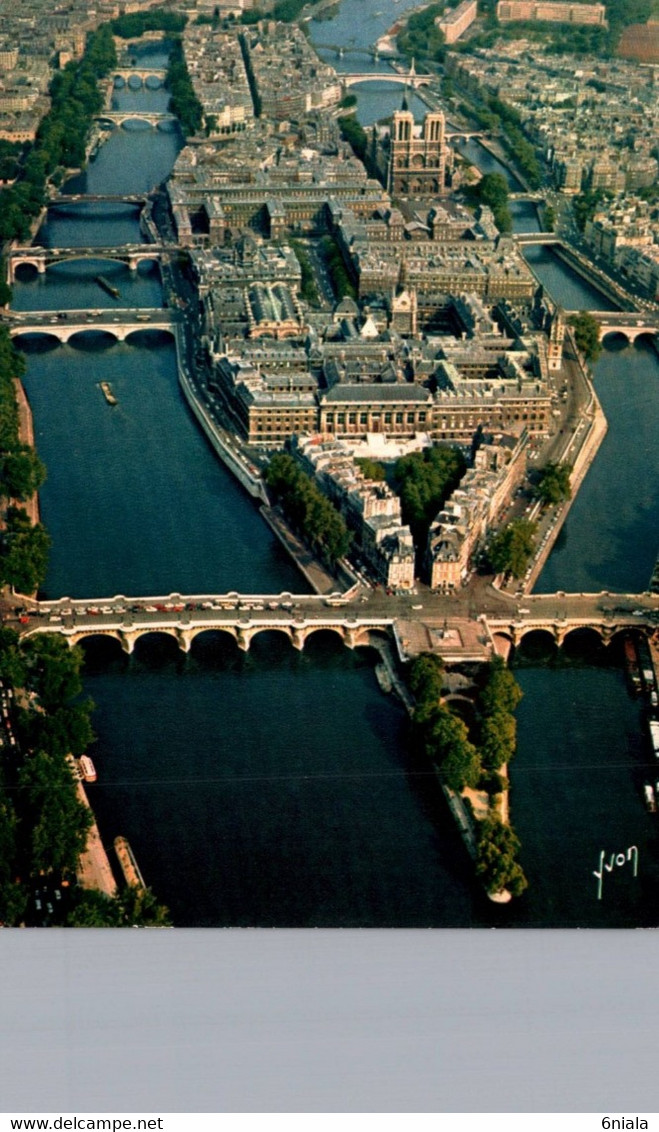 PARIS  L Ile De La Cité Et La Seine, Le Pont Neuf, Le Palais De Justice, La Sainte Chapelle ( Recto-verso) 75 Paris - La Seine Et Ses Bords