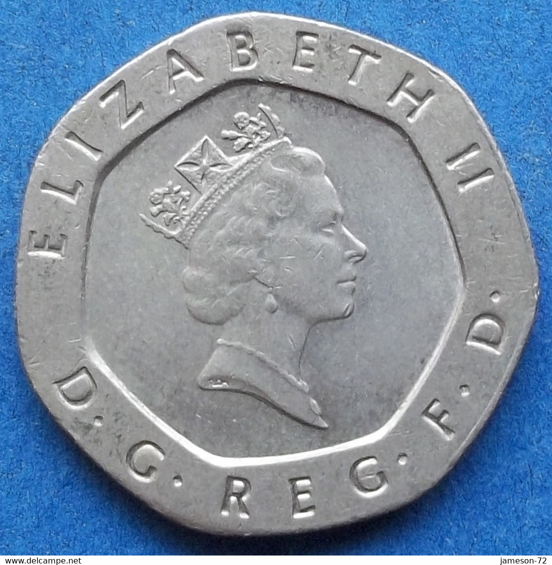 UK - 20 Pence 1987 KM# 939 Elizabeth II Decimal Coinage (1971) - Edelweiss Coins - 20 Pence