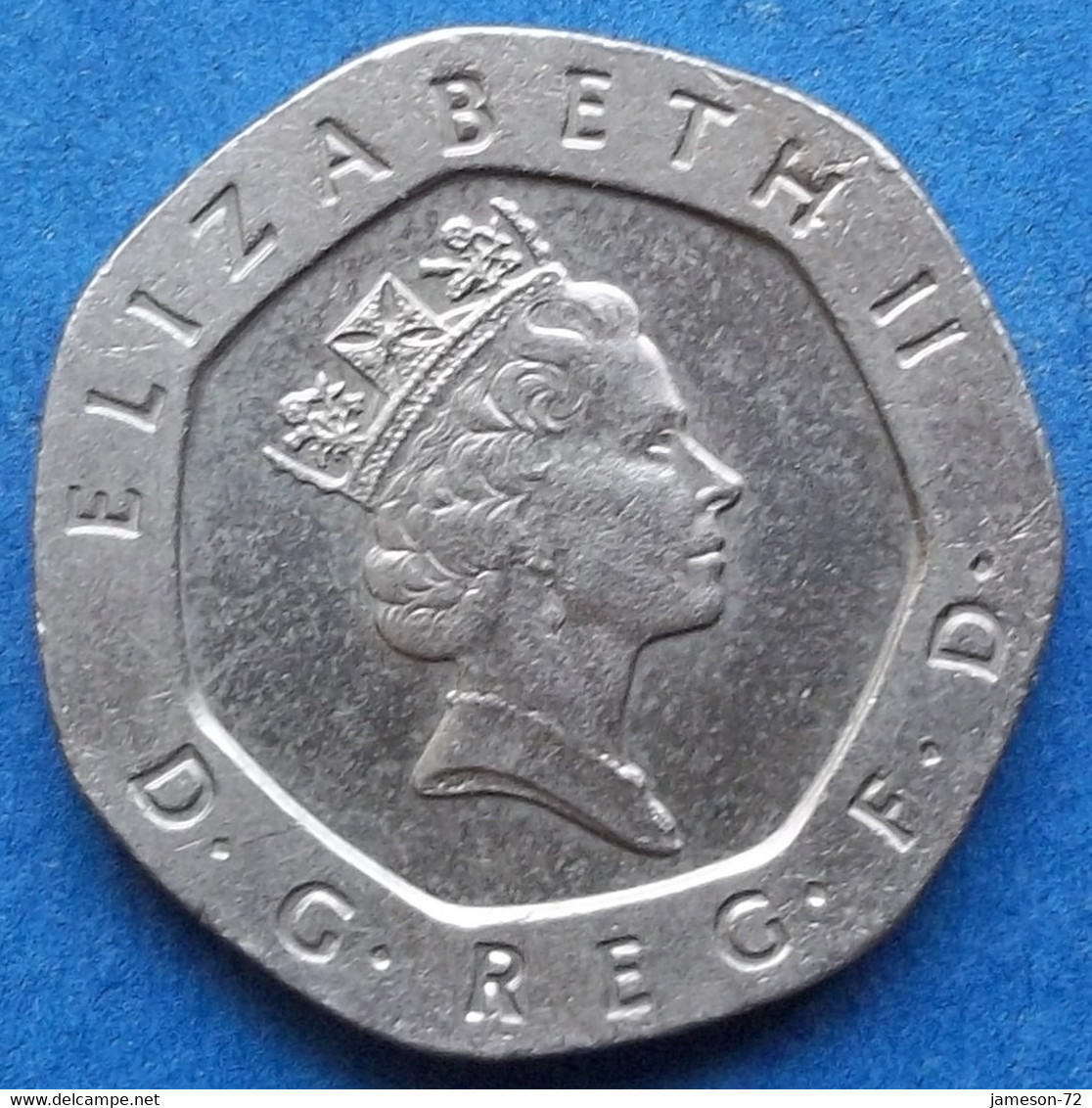 UK - 20 Pence 1997 KM# 939 Elizabeth II Decimal Coinage (1971) - Edelweiss Coins - 20 Pence